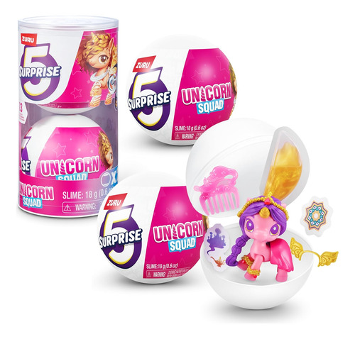5 Surprise Unicorn Squad Magic Color Change Series 7 (paquet
