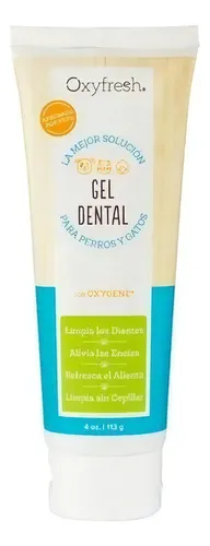 Oxyfresh Pasta Gel Cuidado Dental Perro Gato - 113 Grs Sabor Sin Sabor