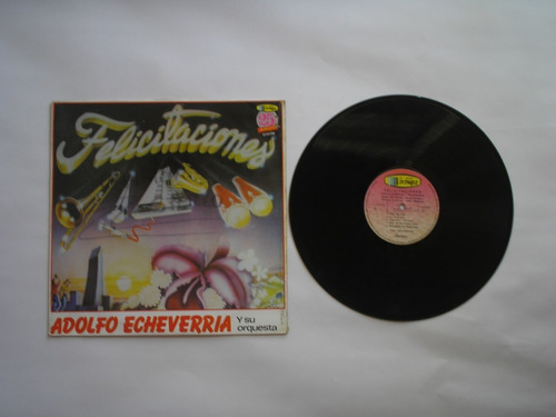 Lp Vinilo Adolfo Echeverria Orquesta Felicitaciones Col 1989