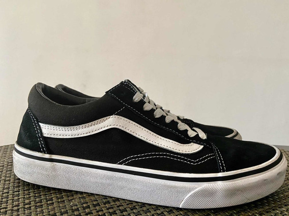 vans old skool negras y amarillas