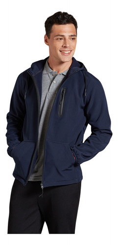 Campera Devré Deportiva Fantasía Azul Marino  Hombre 01d0001