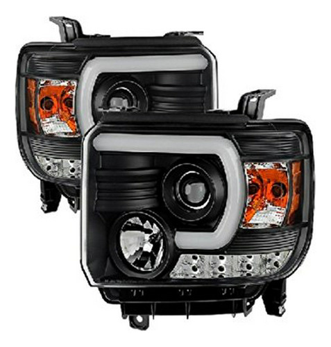 Faro Delantero Con Proyector Led Para Gmc Sierra