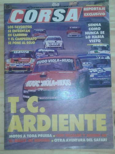 Revista Corsa T.c.ardiente 11 1991 N1324