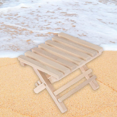 2 Paquete De 2-4 Mesas De Playa En Miniatura 1/12 2 Piezas