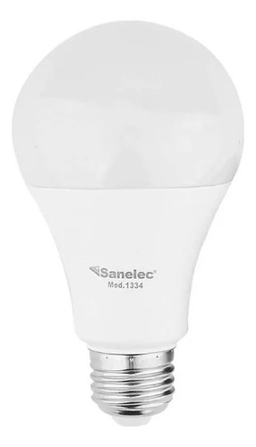 6pzs Foco Led Tipo A19 14w Sanelec Luz Fría Omnidireccional