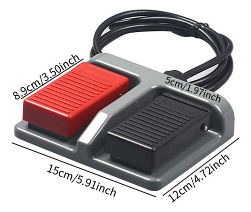Interruptor De Pedal Doble Instantáneo Interruptor De Pedal