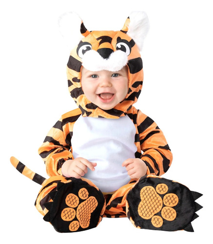 Disfraz Tigre Bebe Talla 12 A 18 Meses Halloween Nuevo