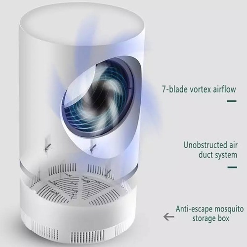 Imagen 4 de 7 de Lampara Usb Mata Insectos Electrico Mata Zancudos Mosquitos