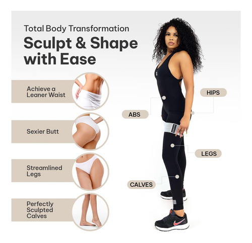 Sweatpro Ejercicio Y Kit De Tonificación Bandas De Bandas Y