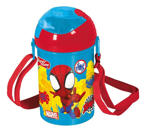 Botella Cantimplora Spiderman 450ml 15 X 8 Cm Libre Bpa