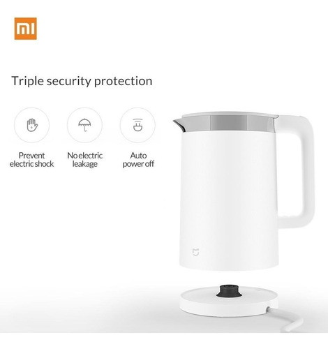 Jarra Eletrica Xiaomi Mi Smart Kettle Pro 1,5 Litros C/ Cor Branco 220v