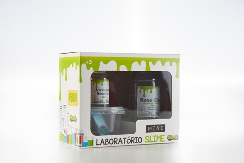 Brinquedo Mini Laboratório De Slime Neon Da Sunny 2260