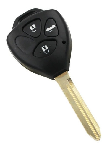 Imagen 3 de 5 de Carcasa Para Llave Toyota Corolla Camry Toy47 3 Botones