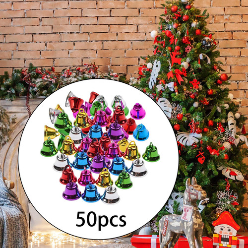 Conjunto De 50 Campanas Decorativas Para Mascotas 26mm