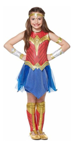 Wonder Of Child Dawn Deluxe Justice Superhero Mujer Niña