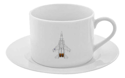 Taza Y Plato Desayuno Te Café Fuerza Aerea Cod A71