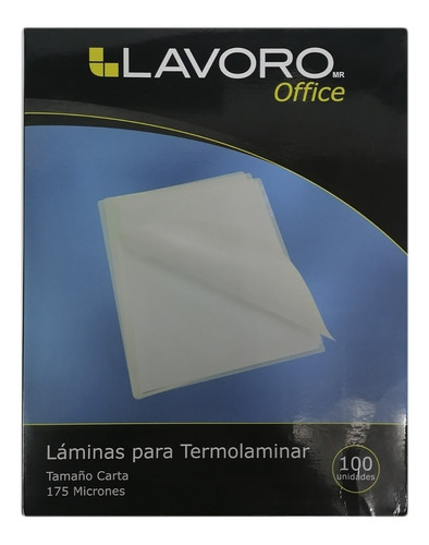 Laminas De Termolaminado /carta (175 Mic.)