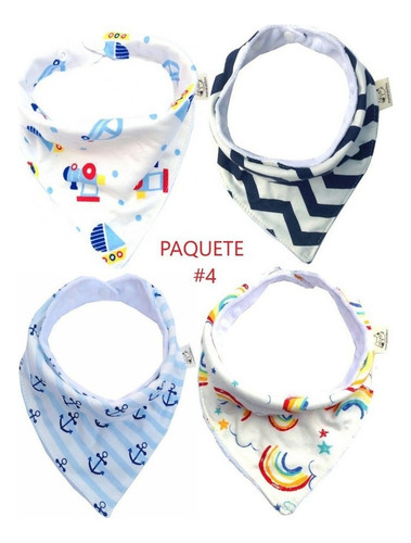 *conjunto Baberos Calidad Premium Absorbentes Algodón 100%