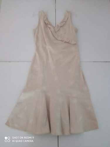 Vestido De Lino Y Algodón Marca George