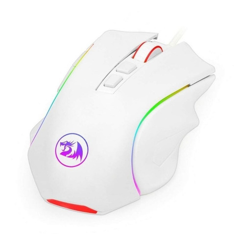 Imagen 5 de 8 de Mouse De Juego Redragon Griffin M607 Blanco Rgb 7 Botones