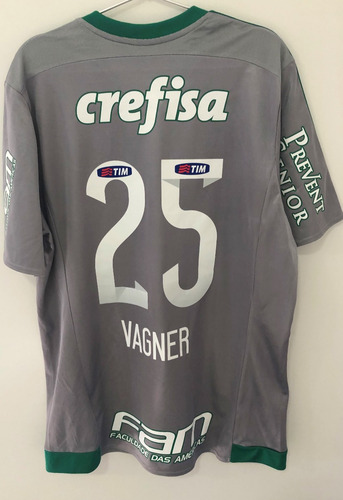 Camisa Palmeiras Brasileiro 2016 Usada Jogo Vagner #25