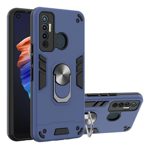 Funda Rígida Anticaída For Tecno Camon 17 Pro Con Anillo