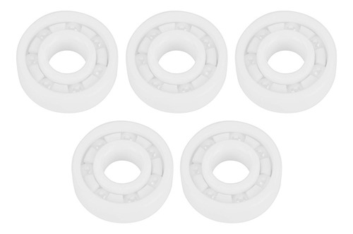 Rodamiento De Cerámica Completo Blanco De 5 Unidades, 6000-2