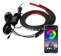 Comprar Kit Luz De Chasis Bluetooth Auto Luz De Piso Rgb Colores Rgb