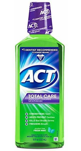 Act Total Care Enjuague El Enjuague Bucal Menta Fresca 18 On