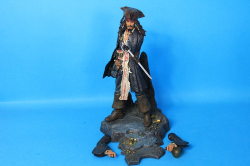 Capt Jack Sparrow Pirates Of The Caribbean Neca Brazos Rotos (Usado)