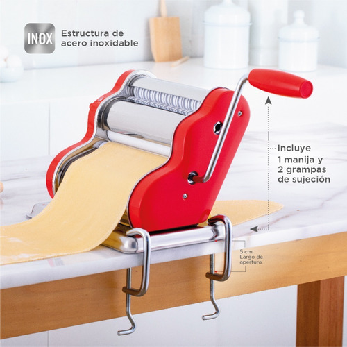 Imagen 8 de 10 de Pastalinda Máquina Clásica 200 Roja