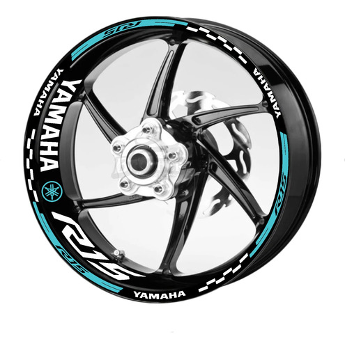 Kit De Stickers Calcomanías Para Rines Yamaha R15 M4