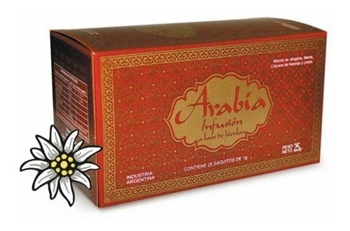 Te Arabia Jengibre Menta Cascara Naranja Limon Oasis X25saq