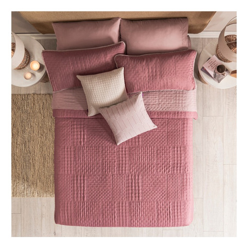 Edredón Fresco Ligero Matrimonial Doble Vista Blush Vianney