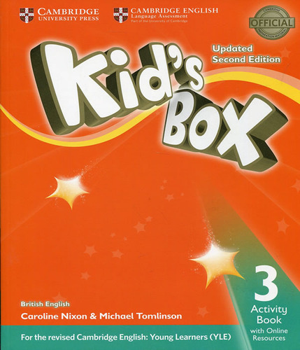 KIDS BOX 3   ACTIVITY BOOK WITH ONLINE RESOURCES UPDATED   0, de a cambridge. Editora CAMBRIDGE, capa mole em inglês