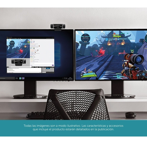 Imagen 7 de 8 de Camara Web Webcam Logitech C922 Pro Stream Full Hd 12c
