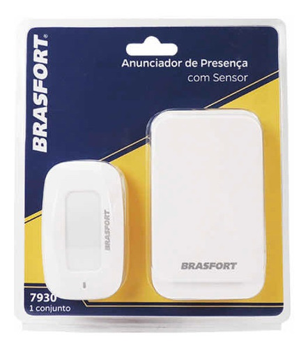 Sensor Anunciador De Presença, Raio De 100 Metros Brasfort