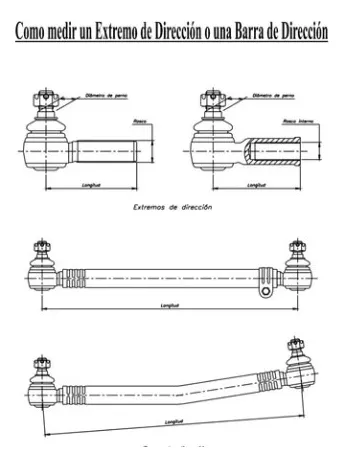 Barra Corta De Direccion Mercedes Benz Ohl 1420