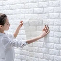 Comprar Kit 28 -painel 3d Placas Tijolo Revestimento Adesivo Parede