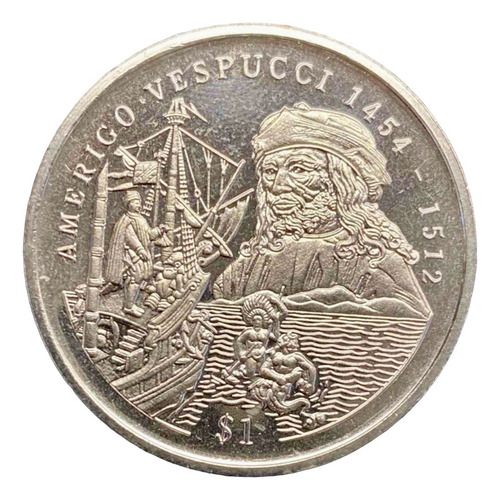 Sierra Leona - 1 Dólar - Año 1999 - Vespucio - Km #112