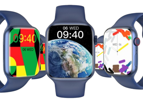 Relógio Smartwatch W29 Serie 9 Para Android E Ios Azul