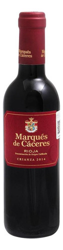 Pack De 6 Vino Tinto Marques De Caceres Crianza 375 Ml