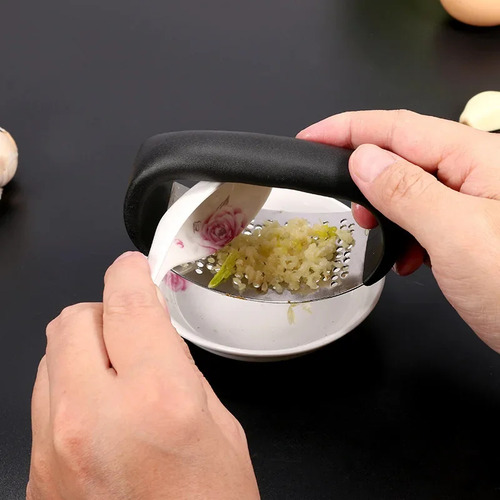 Default - Stainless Steel Garlic Press Manual Garlic Mashing
