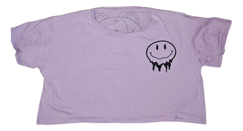 Lote Nena Talle 12 Remeras Y Short Violeta (Usado)
