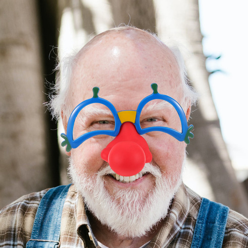 Gafas De Payaso Con Nariz Para Cosplay, Divertidas, Para Fie