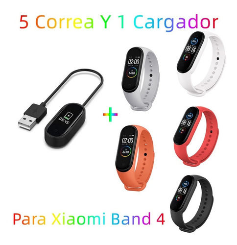 Cable De Carga Usb Para Xiaomi Mi Band 4 Y 5 Correas