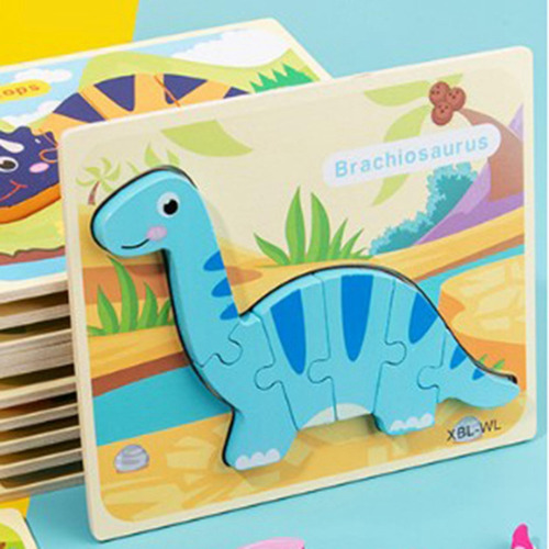 2 Rompecabezas De Dinosaurios De Escritorio Para Niños