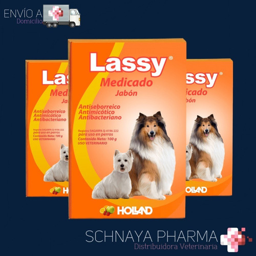 3 Piezas Jabón Lassy Medicado (antimicótico, Antibacteriano)