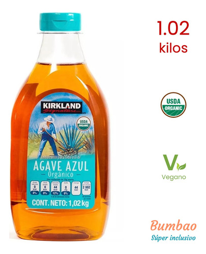 Jarabe De Agave Orgánico Miel De Agave Bajo Índice Glucémico