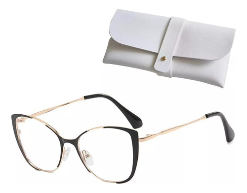 Mujer Lentes De Moda Transparentes Para Luz Azul Computadora